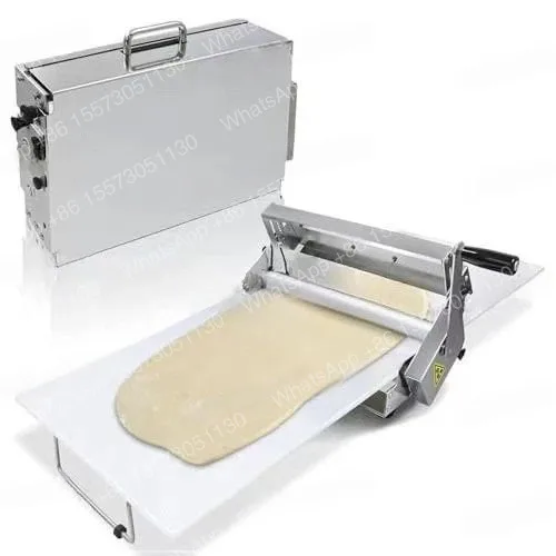 Hand Cranked Puff Pastry Machine Desktop Folding Hand Crank Machine Desktop Pizza Croissant Dough Tablet Manual Dough Sheeter