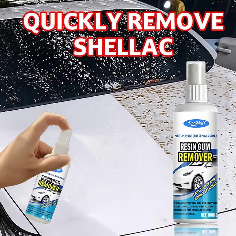 100ml Car Bird Dropping Remover Insect Resin Cleaner Spray Auto Paint Surface Cleaning Agent