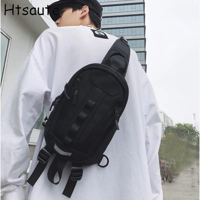 

Sling Bag Fashionable Men'S Chest Bag Shoulder Bags Waterproof For Travel Outdoor Sports Shopping Chest Packs