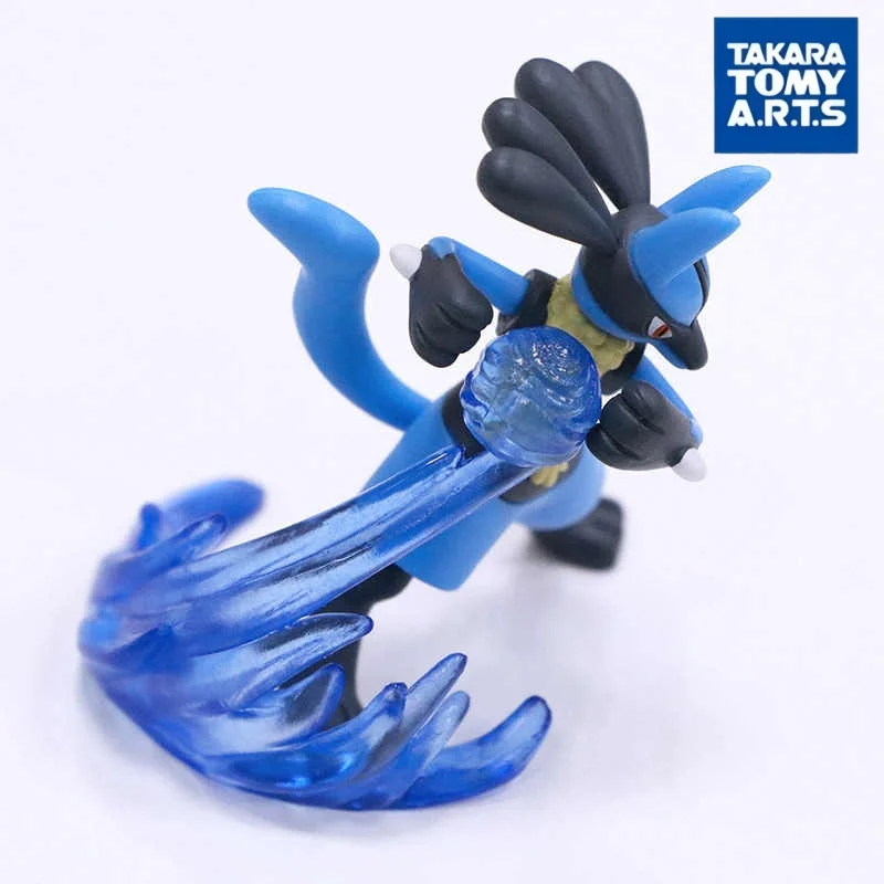 Takara Tomy Pokemon Capsule Action Figure Lucario Latios Battle Collectible Figurine For Collection Desktop Display Decoration view 3