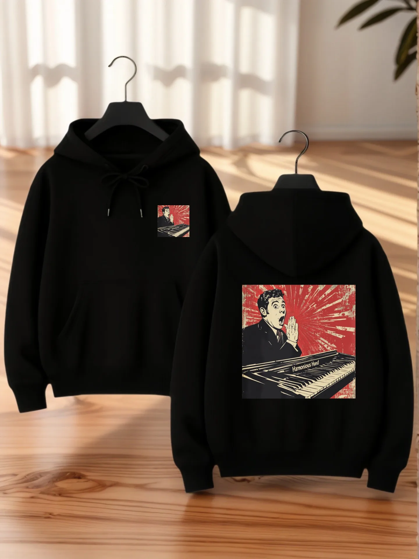 

Graphic Hoodie Women, Vintage Graphic Print, Casual Aesthetic Style, Comfortable Fabric, Casual Everyday Wear, For Young Men