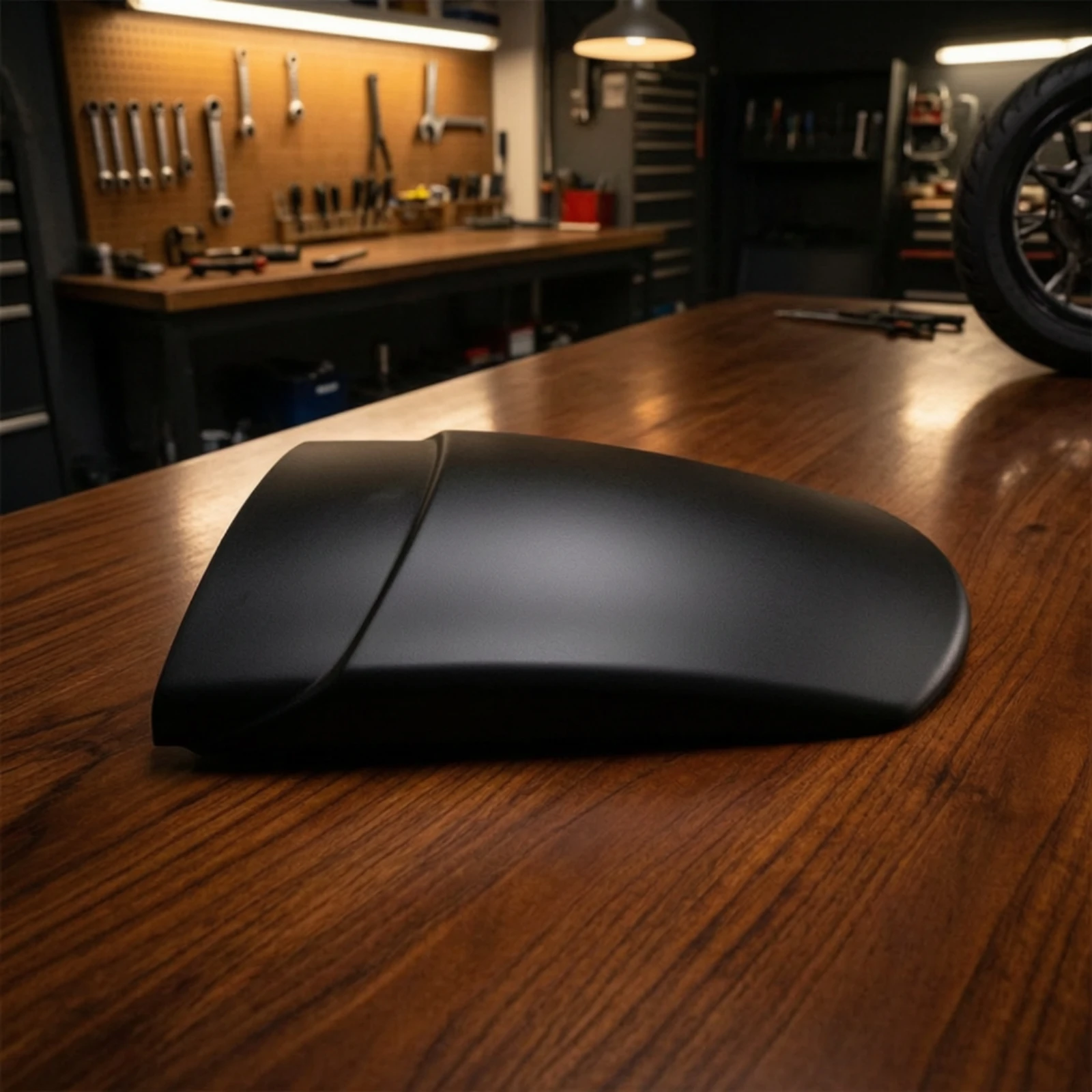 Motorcycle Front Mudguard Extender Black Motorcycle Front Mudguard Extension Matte ABS Plastic for Commuters, Daily Commuting