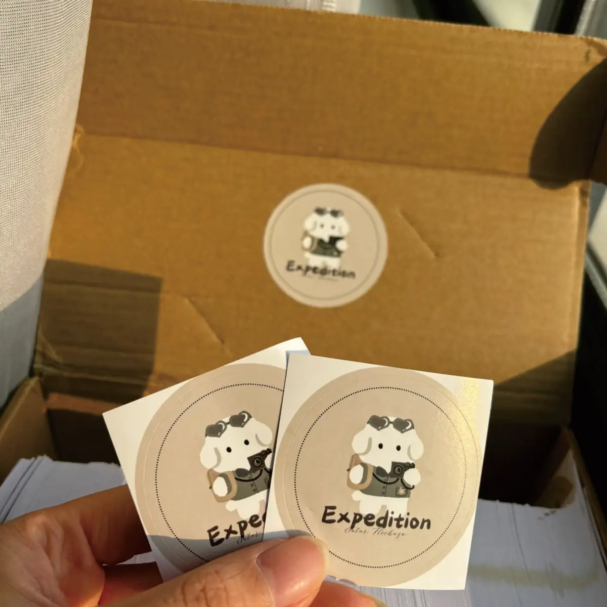 ملصقات صور قابلة للتخصيص مع شعارات متعددة الألوان - ملصقات متينة مقاومة للماء للأنشطة الترويجية وهدايا الشركة #5