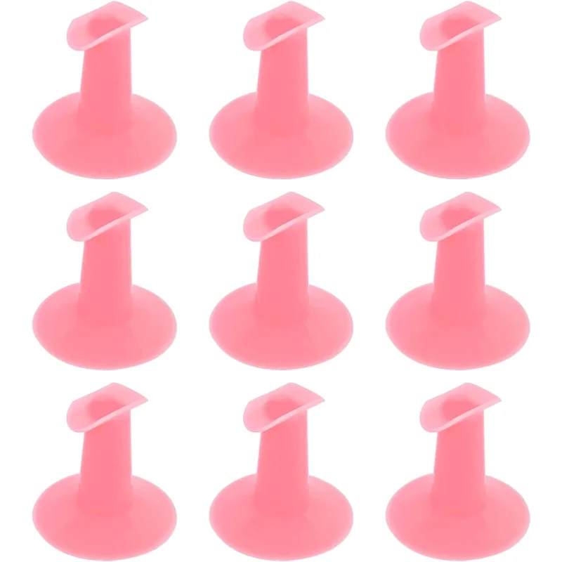 Support de doigt en plastique, 10 paquets, Support de repos pour Nail Art, Design, Salon de peinture