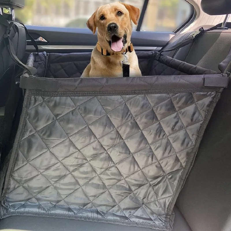 

Pet Dog Car Seat Cover Waterproof Travel Safety Carrier Belt Stable Foldable Hammock Mat Washable Puppy Cat Car Seat Basket Pad