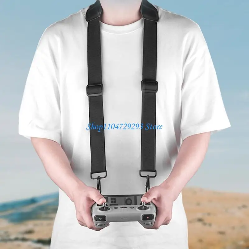 

Y2GD Foldable Halter Neck Strap Lanyard Adjustable Length with Screws for Mini 3 Remote Control with Screen