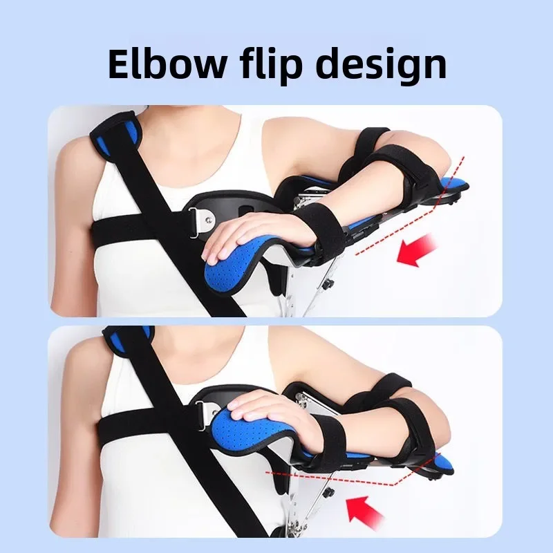 Shoulder joint abduction fixation brace for humeral fracture and rotator cuff injury, left and right external rotation brace