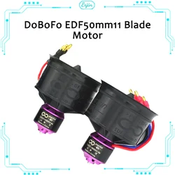 Edf50mm 11 Blade Propeller Storm Duct Fan Dobofo Remote-controlled Aircraft Model Engine Motor Series Set