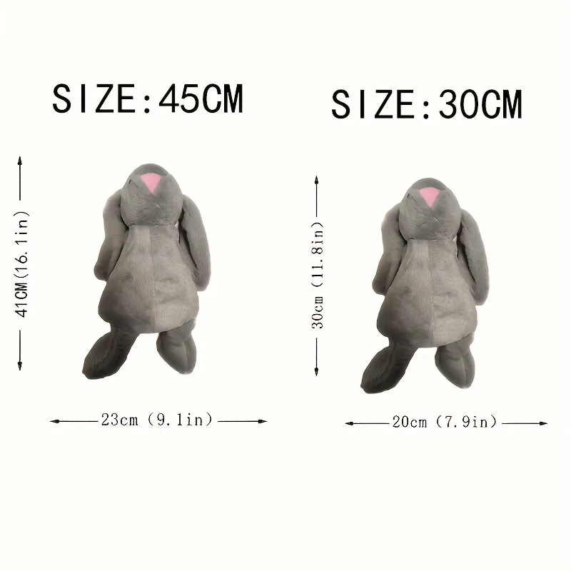 1pc Rabbit Doll 11.8inch/30cm Long Ears Plush Doll Plush Toy, Plush Toy Gift 【Valentine\'s Day 】【Easter Day】For Best Gift