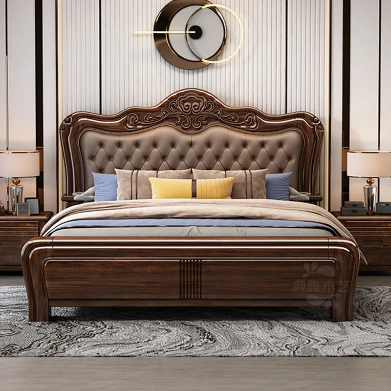 

Luxury Mobile Bed Princess Sleeping Design Floor Wooden Children Baby Bedroom Bed Double Letto Matrimoniale Modern Furniture