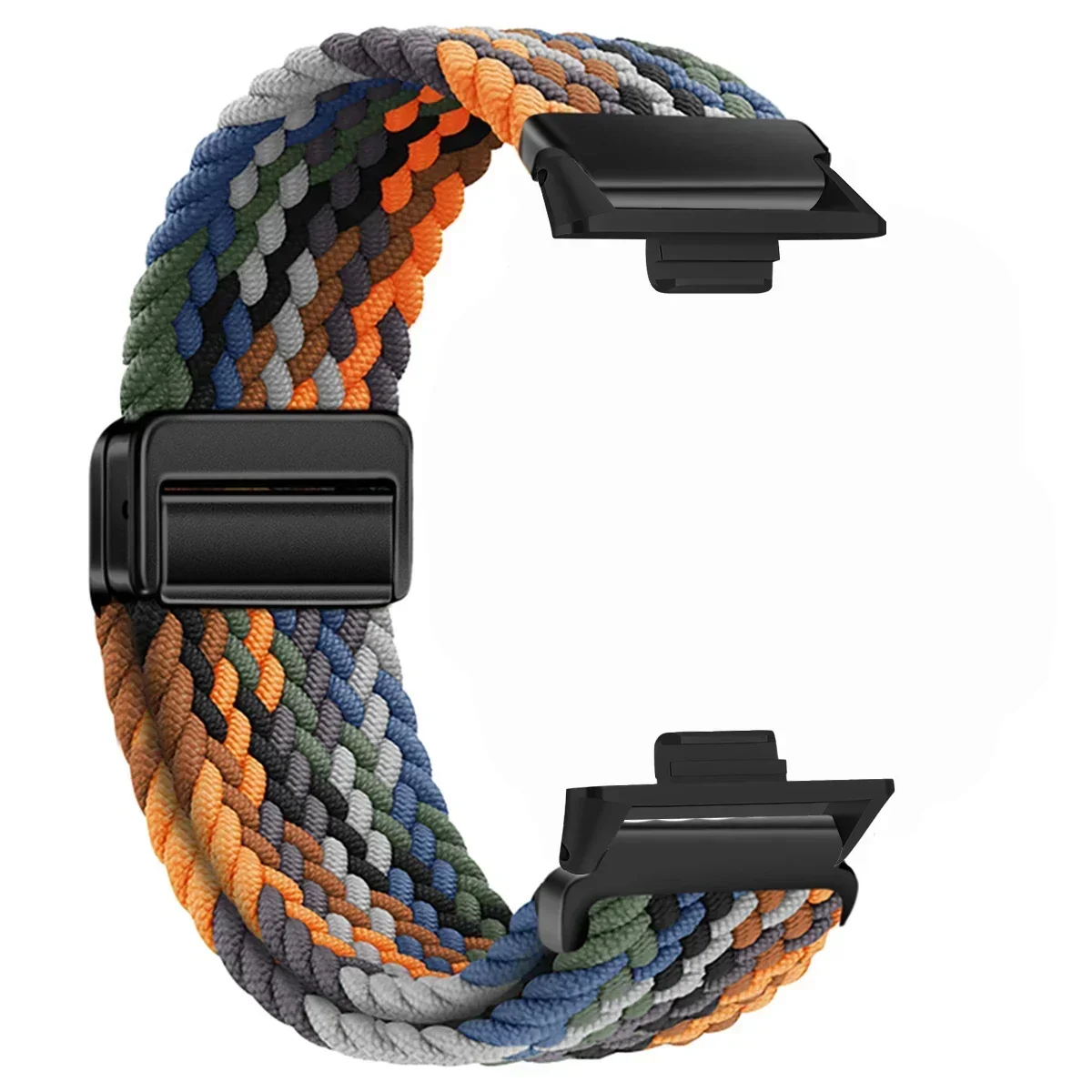 Nylon Braided Strap For Xiaomi Mi Band 10 Pro 9 Pro 8 Pro Magnetic Replacement Correa Bracelet For Redmi Watch 4 5 6 Wristband
