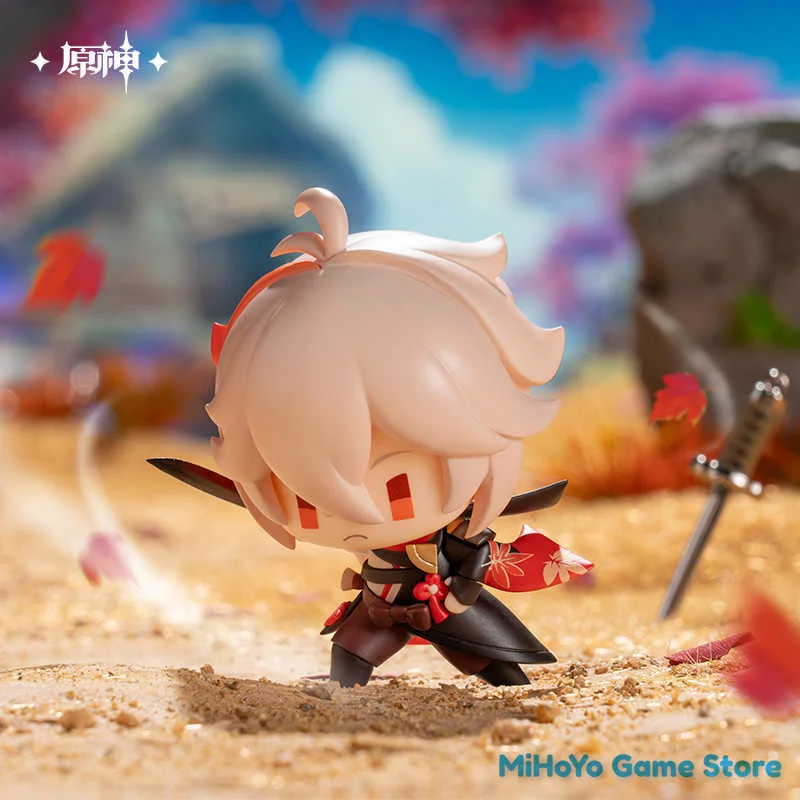 [Official] MiHoYo Original Genshin Impact Raiden Shogun Inazuma Theme Q Series Role Boxs PVC Yoimiya Ornament Gorou Gifts ﻿