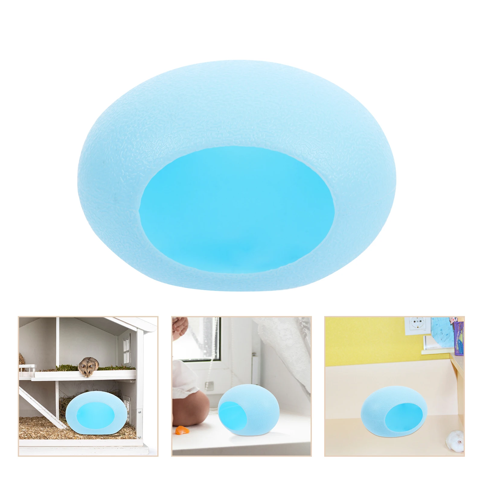 

Cartoon AntiSleep Room Ceramic Hamster House Cute Bunny Hideout Small Pet Accessories Indoor Cage Habitat Nest