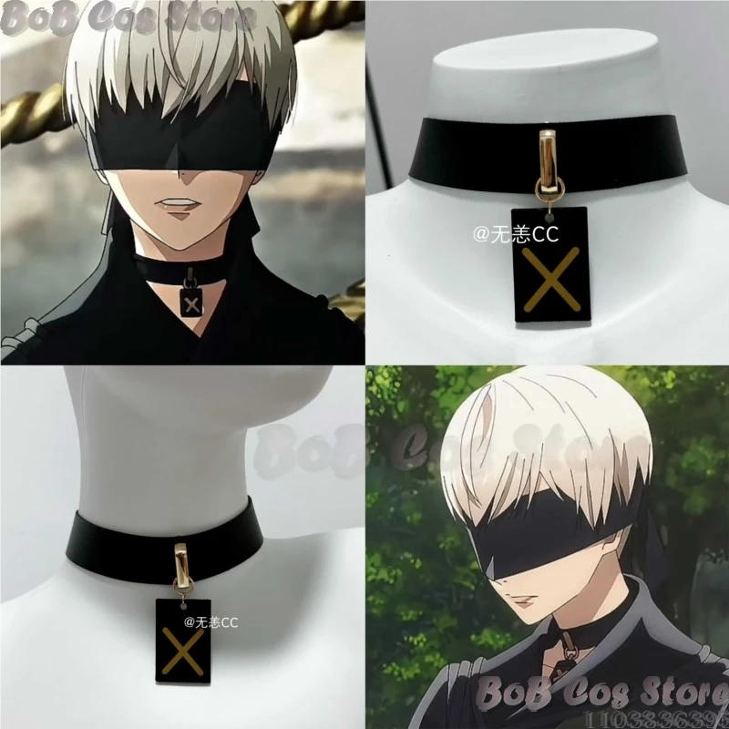 

9S колье игра Nie косплей костюм черное ожерелье аксессуары разные длины женщина девушка мужчина подарки на день рождения Хэллоуин вечерние