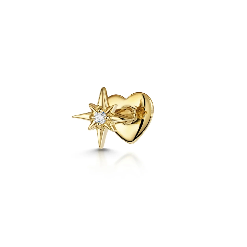ROXI 1 Stück 925 Sterling Silber Mini Viereckiger Stern Zirkon Für Frau Flache Rückseite 18 Karat Gold Ins Piercing Ohrringe Edlen Schmuck – Detail 24