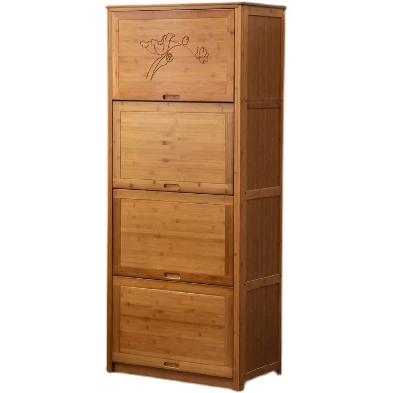

chest of drawers solid wood locker drawer locker simple bedroom bamboo wardrobe bucket cabinet
