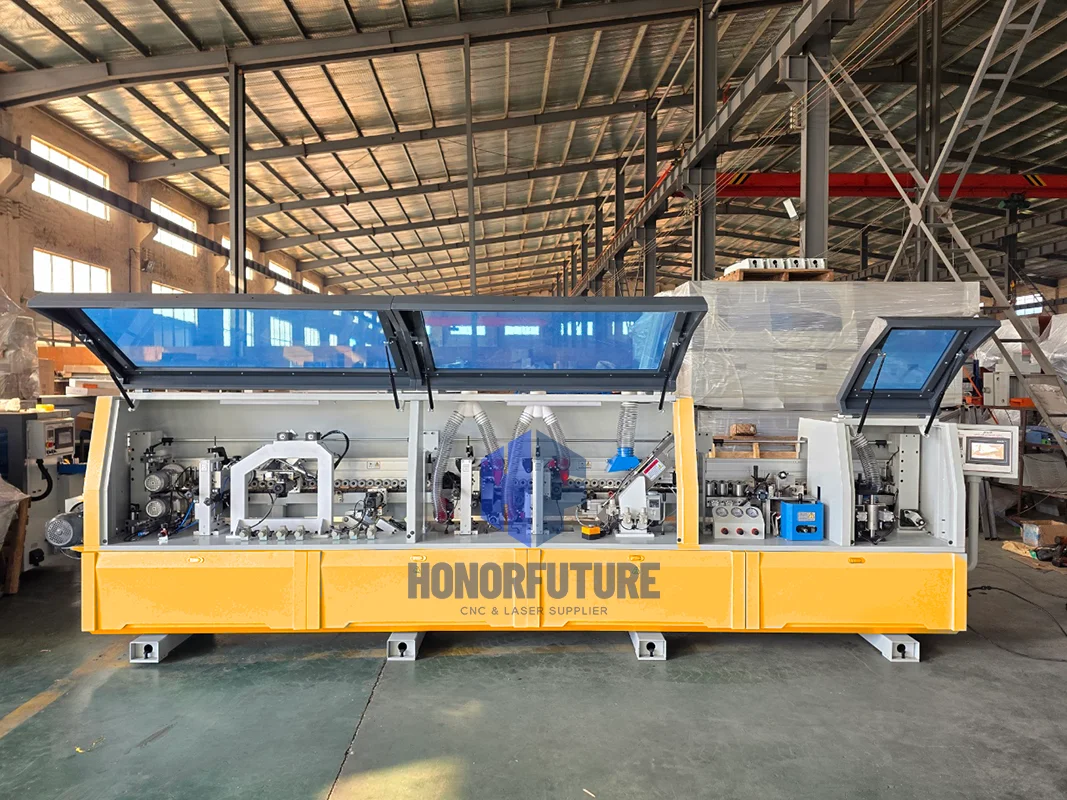 Fully Automatic Edge Banding Machine Corner Rounding Edgebander Woodworking Edgebander Machine With Pre-milling