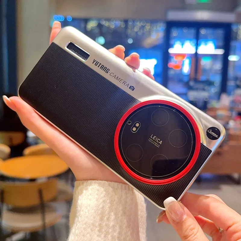 لهاتف Xiaomi 15 14 Ultra جديد كاميرا تقليد نسيج جلدي صديق للبشرة ومضاد للسقوط لهاتف Xiaomi15 14 Ultra Funda