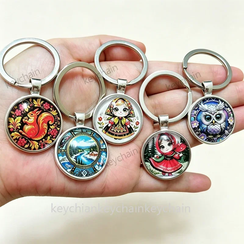 mountain bike Keychain Key Ring Pendant Car Bag Key Holder Gift