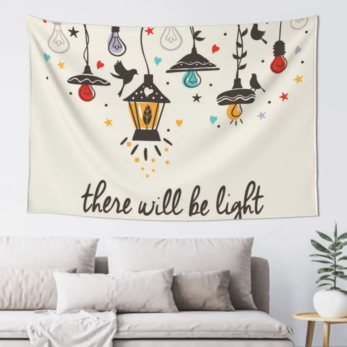 

Light Tapestry Room Decoration Korean Style Room Aesthetic Decor Tapestry