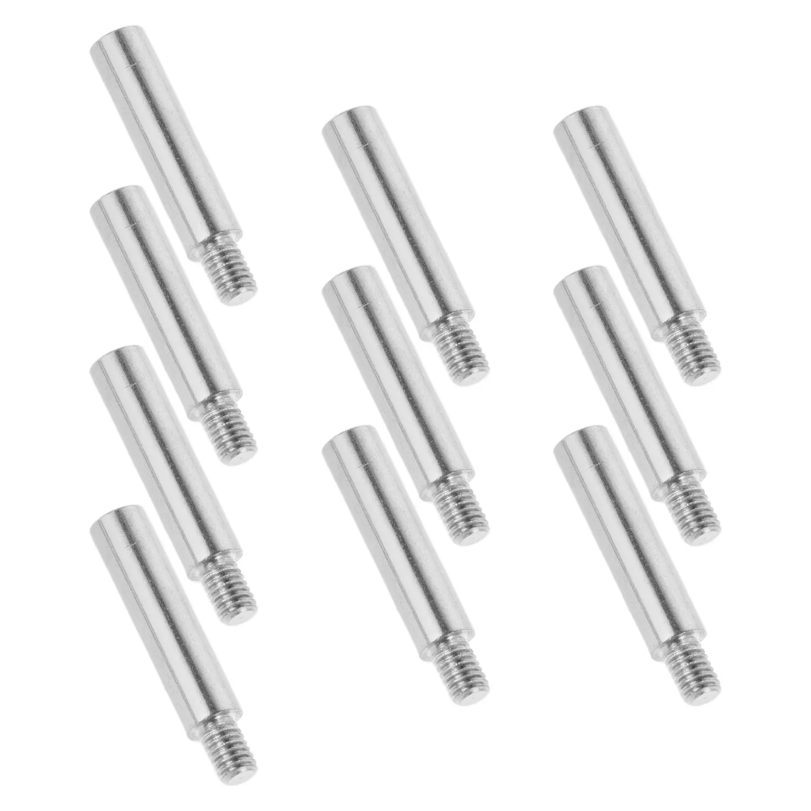 10Pcs Music Box Repair Parts Metal Extension Bar M3.5 Winder Shaft Replacement Spindle Extensions DIY Musical Mechanism