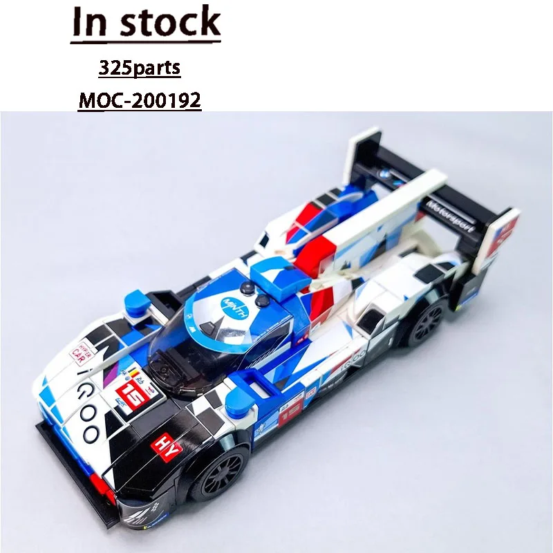 

MOC-200192 Новый культовый спортивный автомобиль V8, гоночный строительный блок, модель 325, детали, строительный блок на день рождения для мальчиков и детей, игрушка в подарок