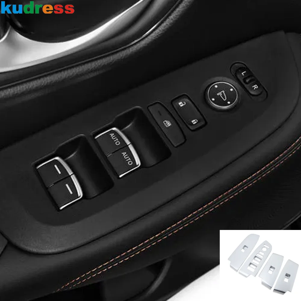 For Honda HR-V Vezel 2021 2022 2023 2024 2025 Car Inner Door Window Lift Switch Button Panel Cover Trim Interior Accessories