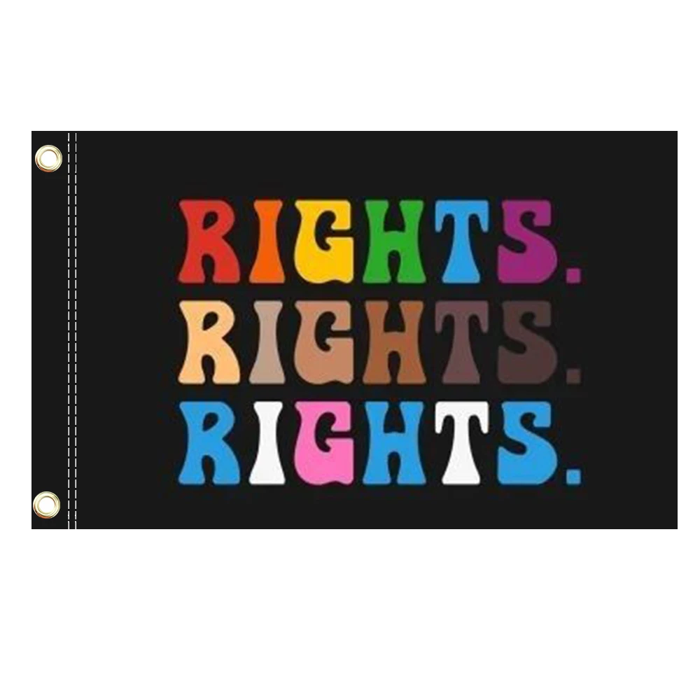 Flagnshow 100% Polyester pride rights Flags
