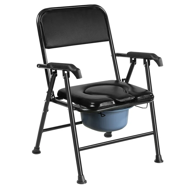 

Manufacturers Wholesale The Elderly Toilet Chair, Adjustable Mobile Folding Toilet Chair Household
