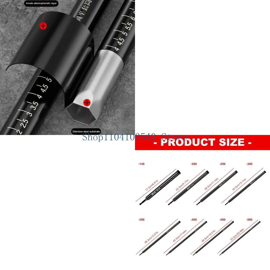 02DC Ceiling Leveling Sleeve Guide Tool for Installers with 6.35 mm Drive End Body