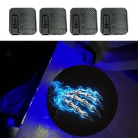 4pcs Door Light Logo LED Projector Car Door Step Courtesy Welcome Lights Cute Pattern Girl Gift Projection Light Festive Atmosphere Door Night Light