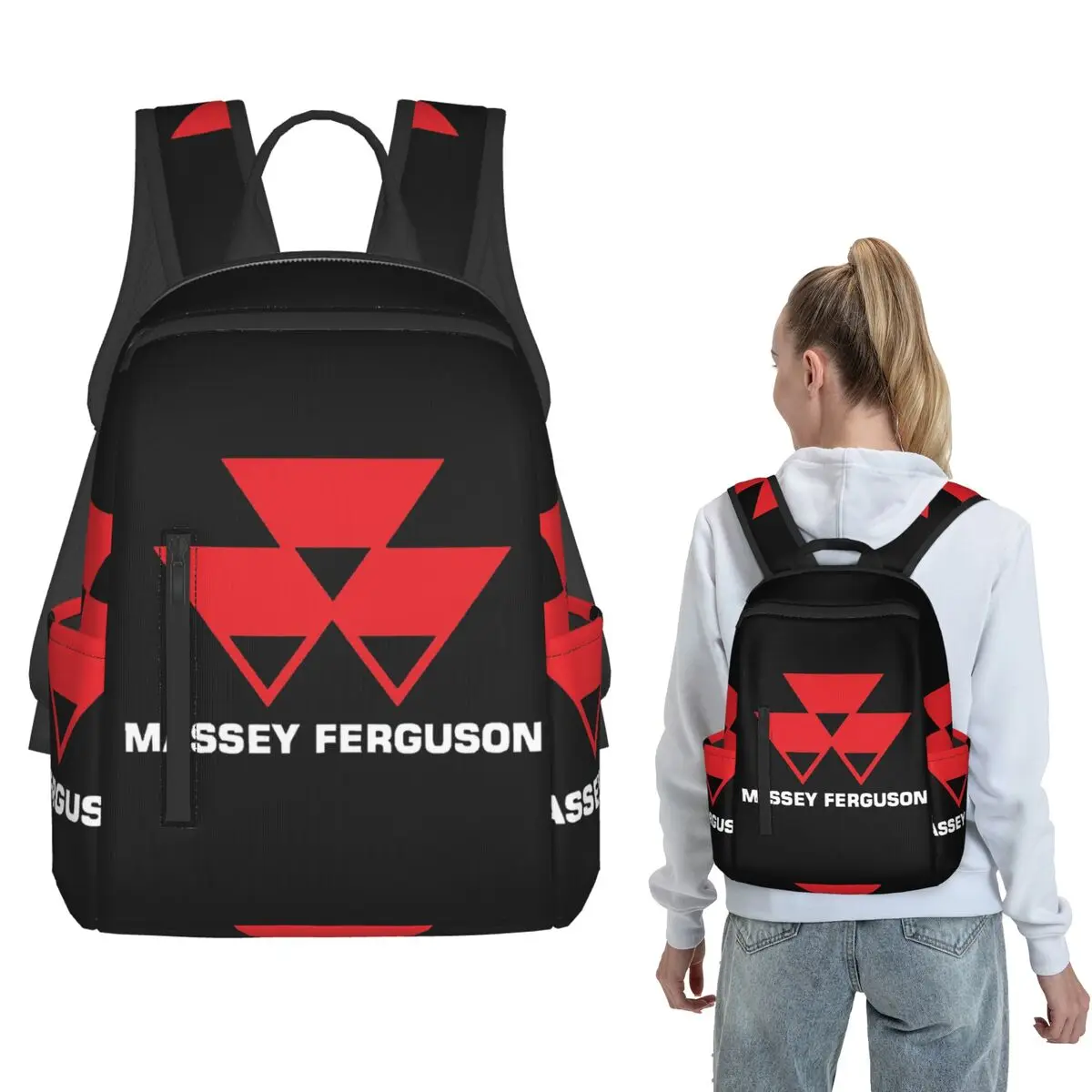 Massey Ferguson Backpack Daypack Boys Girls BookBag School Bag Shoulder Bags for Men Women
