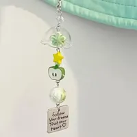 Cute Flocking Dolphin Snake Transparent Drift Bottle Pendant Keychain Bag Earphone Pendants Decoration Phone Chain Lanyard