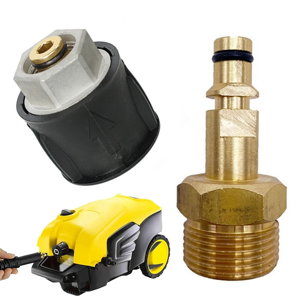 Pressure Washer Adapter Set Couplers Swivel Quick Hitch For High Pressure Washer & Hose For Karcher -K7 Series