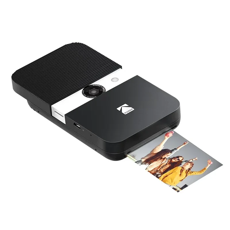 Kodak Smile instant digital camera printer with flash 2\'\'×3\'\'inch zink film paper soft case kit