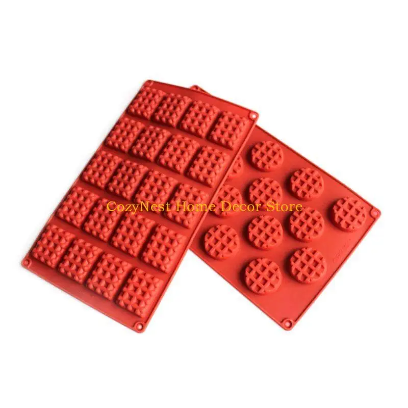 92mf 2pc/set 18/20 Cavity Silicone Mould Maker Cake Cakie Ban Baking #5