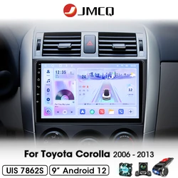 Car Android Radio Multimedia Player For Toyota Corolla 2006 2007 2008 2009 2010 2011 2012 2013 GPS Navi 2din Android 12 Carplay