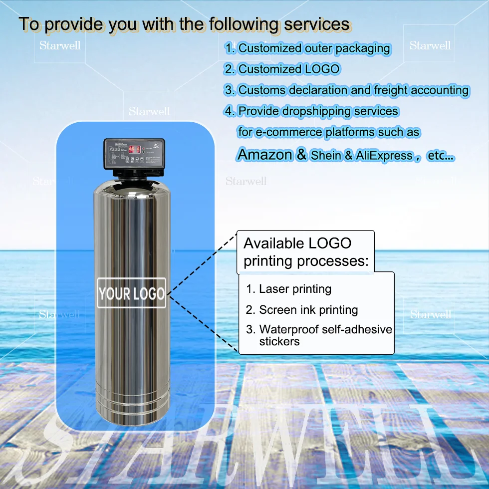 STARWELL SCZD Commercial Household UF Activated Carbon Water Purifier Electric Self-Cleaning System Central Water Treatment