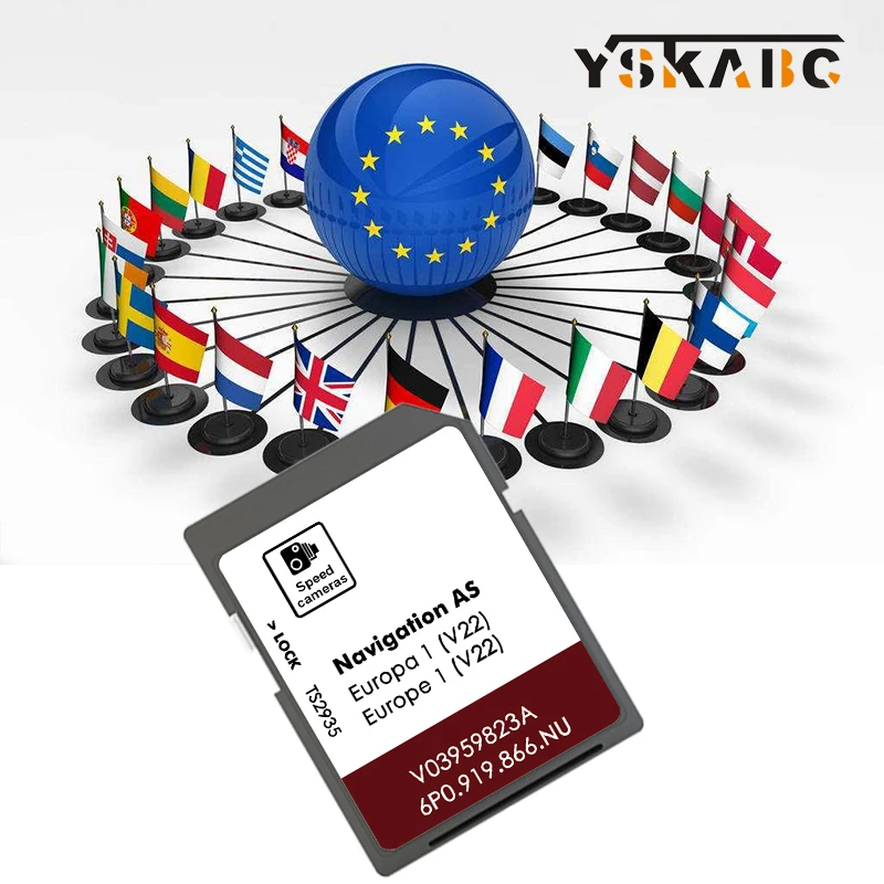 

for Seat Alhambra Arona Ateca Ibiza Leon Toledo vehicle MIB2 GEN2 Sat Navi System SD Card Europe UK 2025 Maps AS V22 Accessories