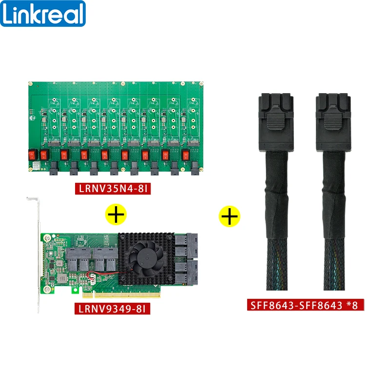 Imagem -02 - Linkreal M.2 Ssd Placas de Teste Pcie3.0 a Xm.2 Nvme Ssd