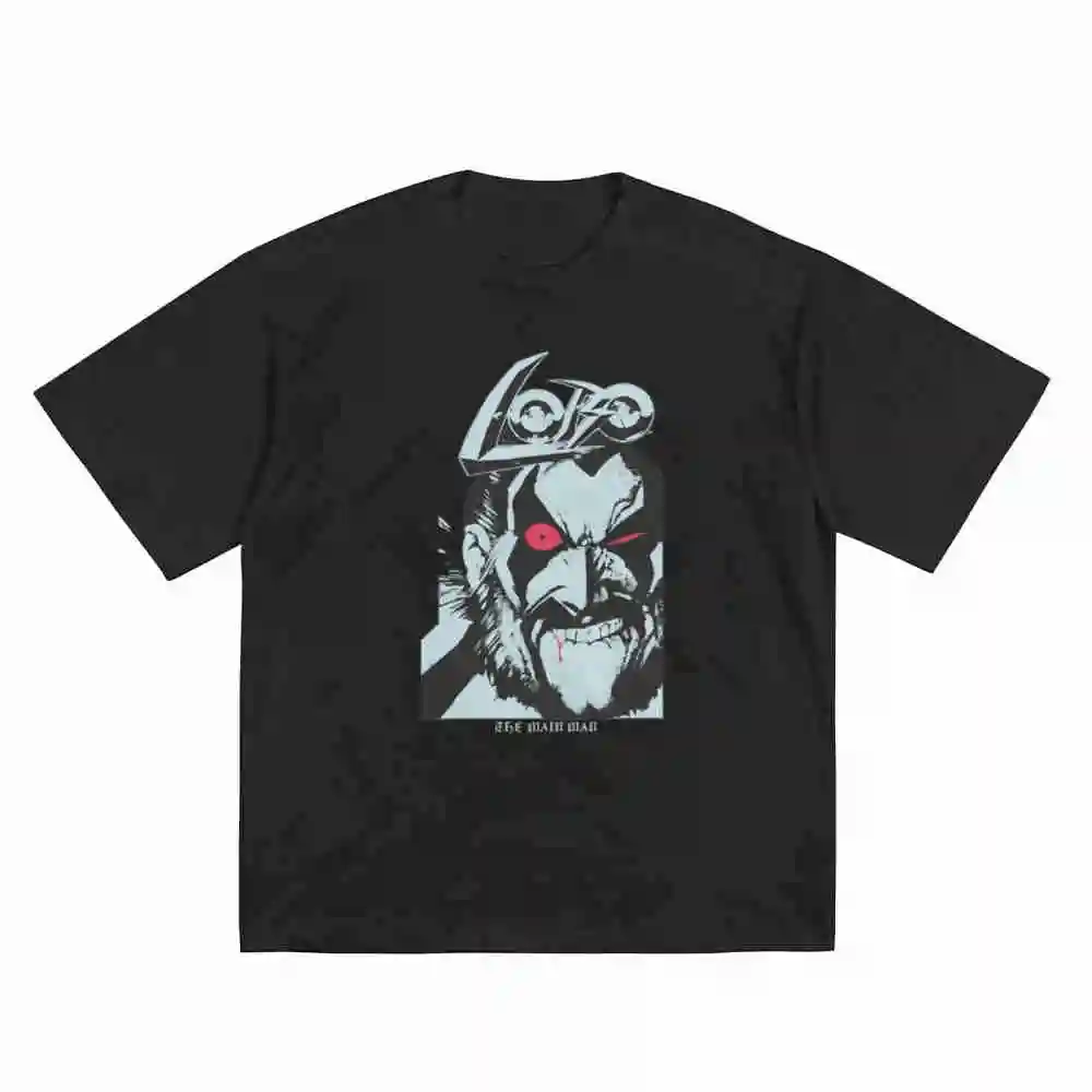 Lobo The Main Man Short Sleeve Tee 100% Cotton T-Shirt