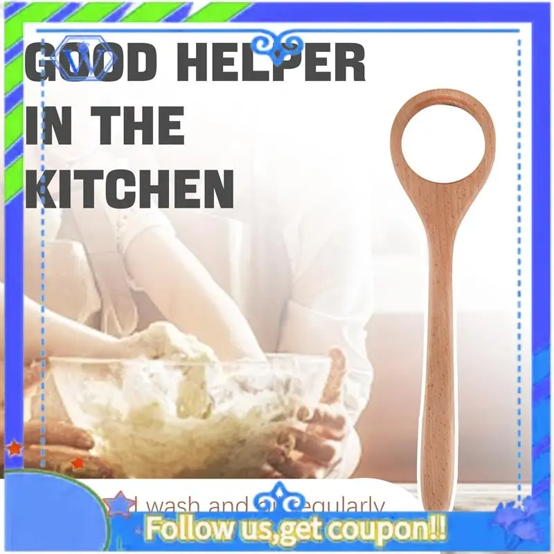 سهلة الاستخدام 12 بوصة خشبية الدنماركية العجين خفقت العجين المخمر خفقت العجين خلاط الخبز خفقت أداة لخلط العجين المخمر