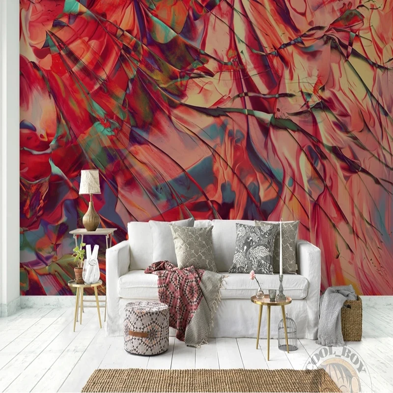 

Custom 3D Wallpaper Nordic Modern Abstract Creative Oil Painting Photo Mural Living Room Sofa Bedroom Luxury Home Decor Fresco