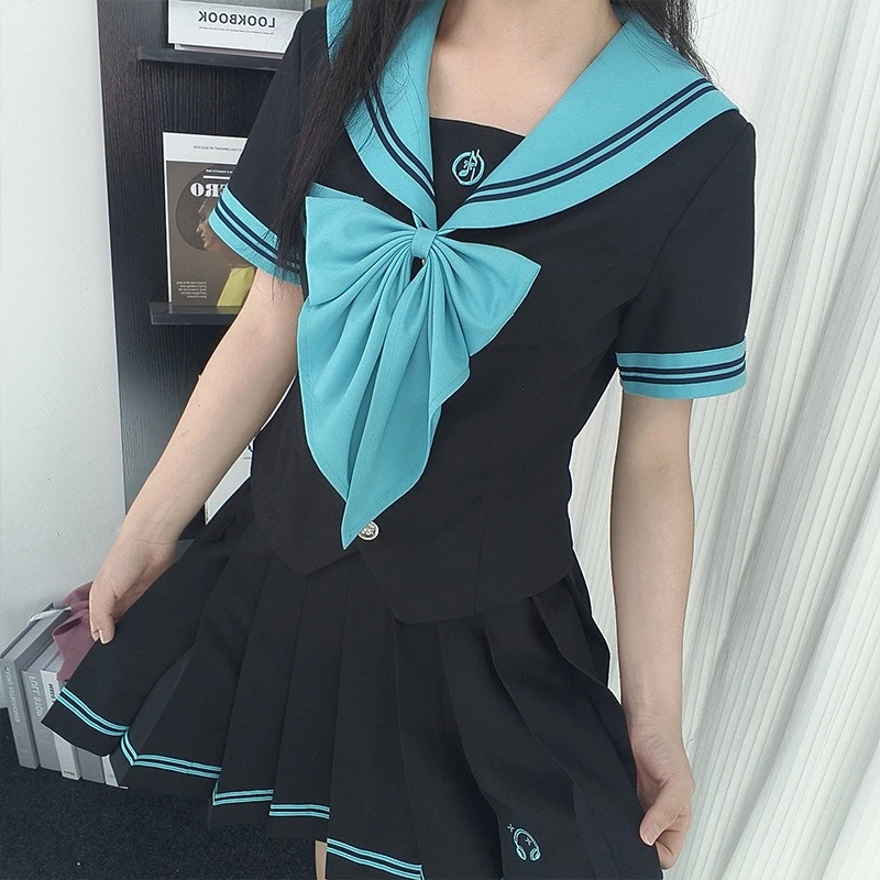 Hatsune Miku's süße und süße JK-Matrosenuniform Hatsune Miku Schulmädchen-Uniform-Set Ogura Yuzu Schuluniform im japanischen Stil