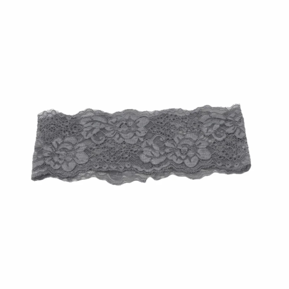 Korean Lace Floral Headbands Solid Color Wide Hollow-Out Lightweight Headwrap Spandex Breathable Mesh Elastic Hair Bands Female