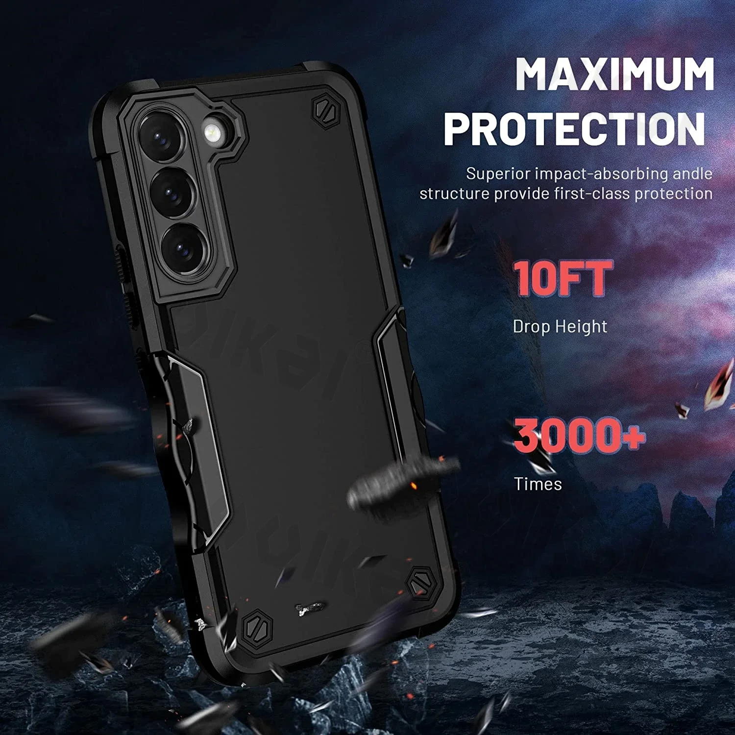 Case for Samsung Galaxy S24 Ultra S23 Ultra S22 S23 FE S21 FE A15 A14 A54 A34 A05S Light-Armor Shockproof Tough Rugged Covers