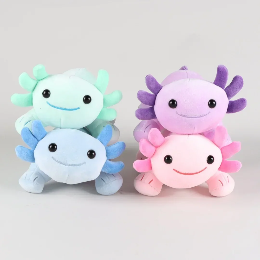 25 cm Kawaii Cartoon Salamander Doll Axolotl Peluche Peluche Peluche Bambola Bambino Bambini Regalo di compleanno Room Decor