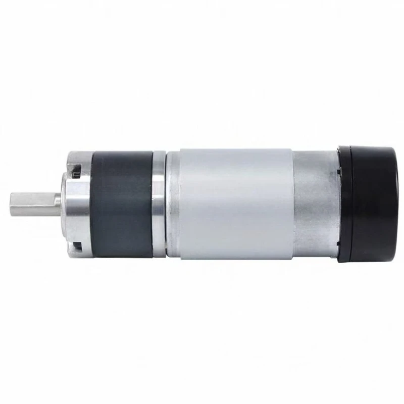 36GP-555S Miniature Direct-Flow Planetary Gear Reducer Motor, 12V/24V with Encoder and Enclosed Motor