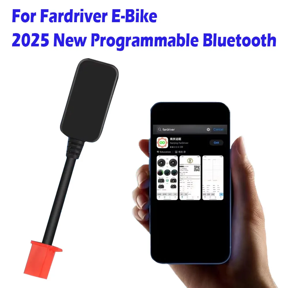72V Max Programmable Bluetooth Dongle for Nanjing/Fardriver Controller ND72240 72260 72360 72530 72680 72450 Mobile Control