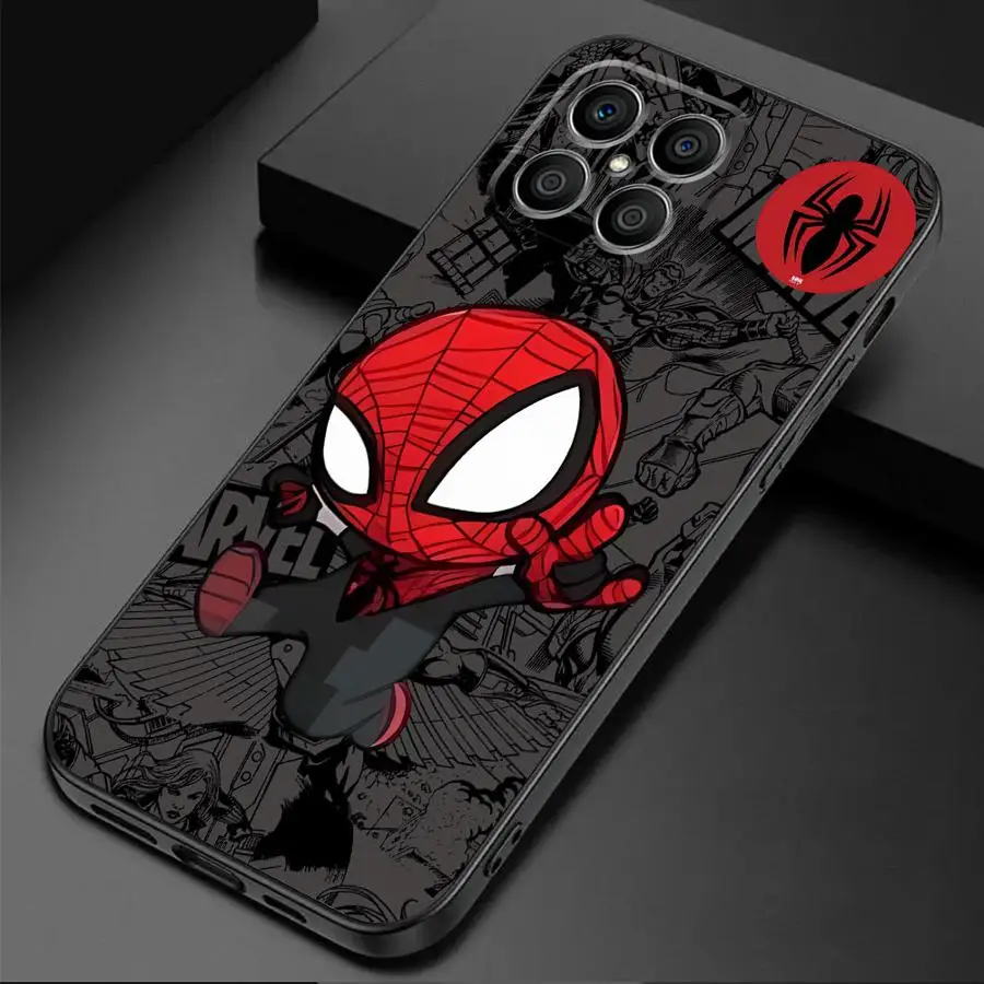 Cartoon Marvel Spider Man Venom Phone Case for Honor X6 X8 8X Magic5 Lite X6a X8a X9a X7 70 90 Pro Magic5 Silicone Armor Capa